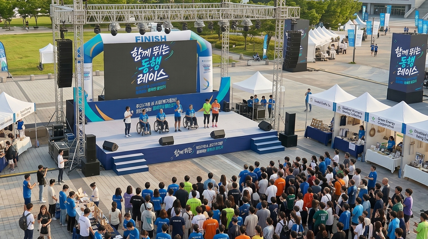 [ESG프로젝트] 사회적기업과 함께하는 마라톤 행사 이미지 1