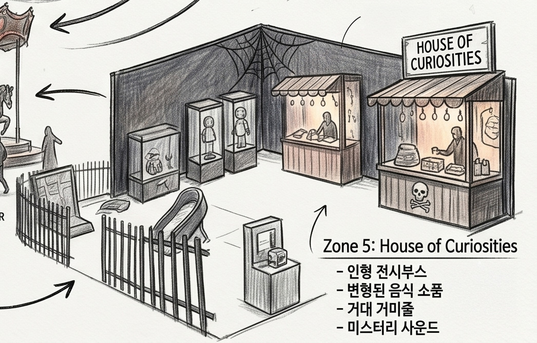 행사장 구성 디자인 스케치 2