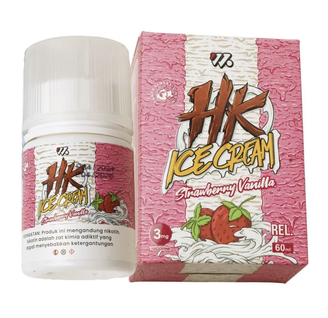 HK ICE CREAM STRAWBERRY VANILLA