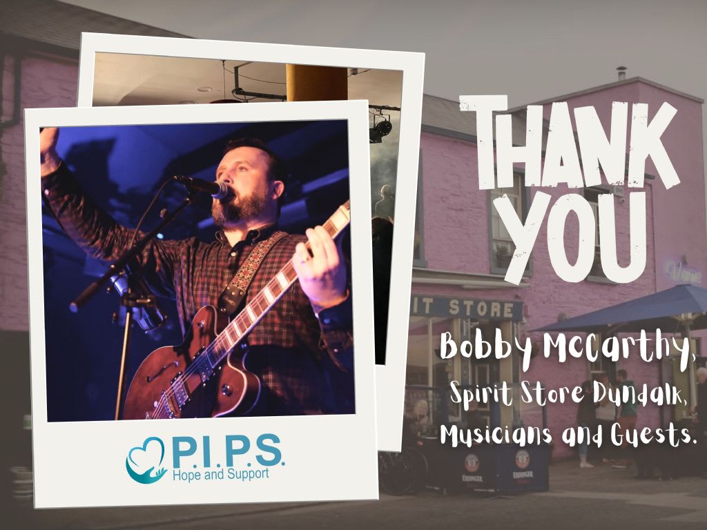 Bobby McCarthy's Sold-Out Gig at The Spirit Store Raises €5,113 for PIPS Hope and Support and SoSad