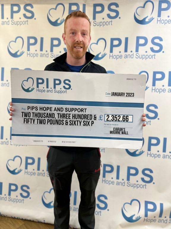Ciaran's Mourne Wall Challenge Raises Over £2,000