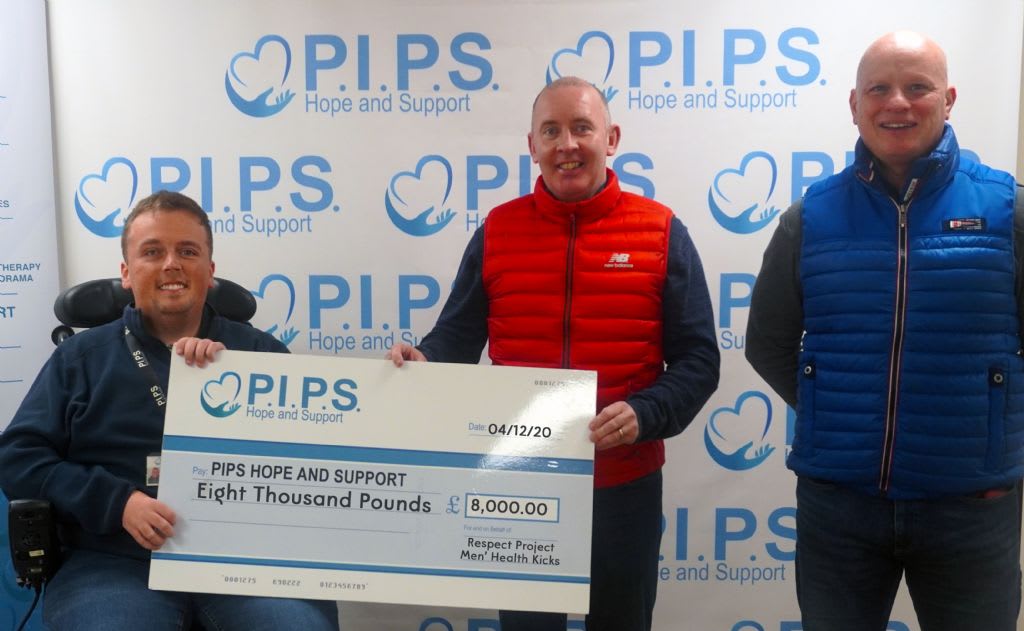 £8,000.00 Donation from Respect's 'Kick Start Your Health'