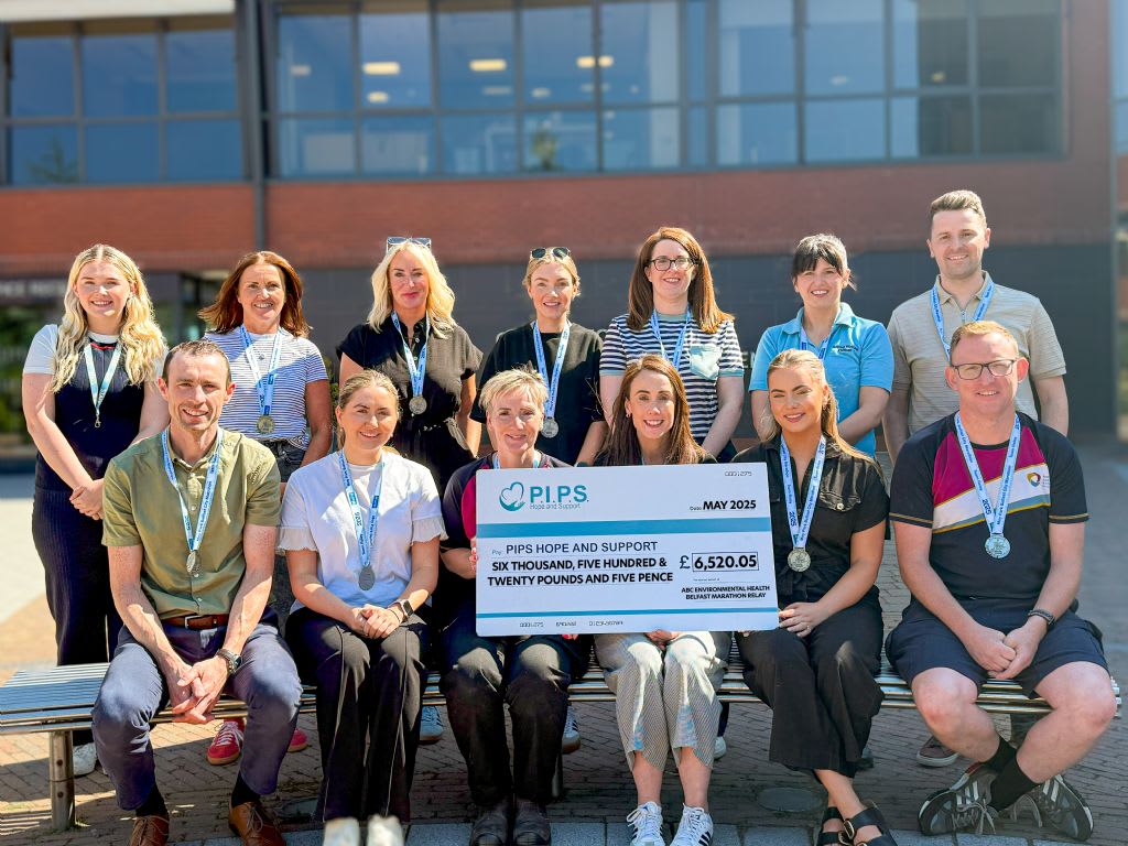 Environmental Health Department Team Raises Over £6,500 for PIPS Hope and Support