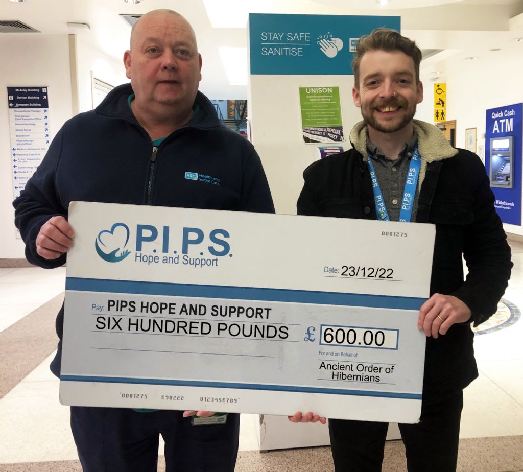 AOH Division 58s Donation for the Prevention of Suicide