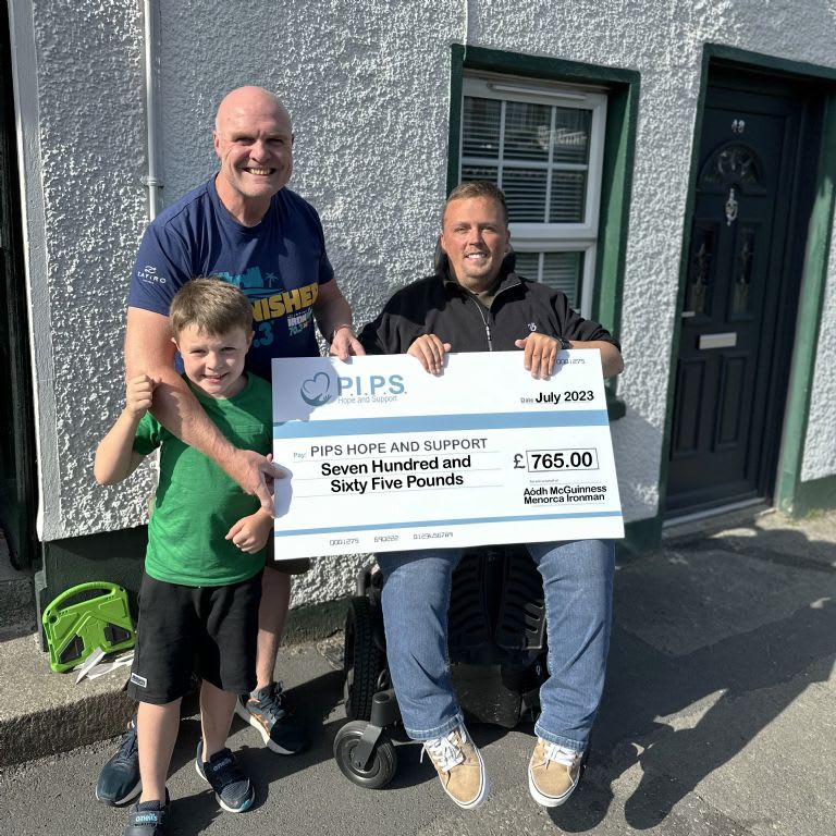 Aódh's Menora Ironman For PIPS Hope and Support