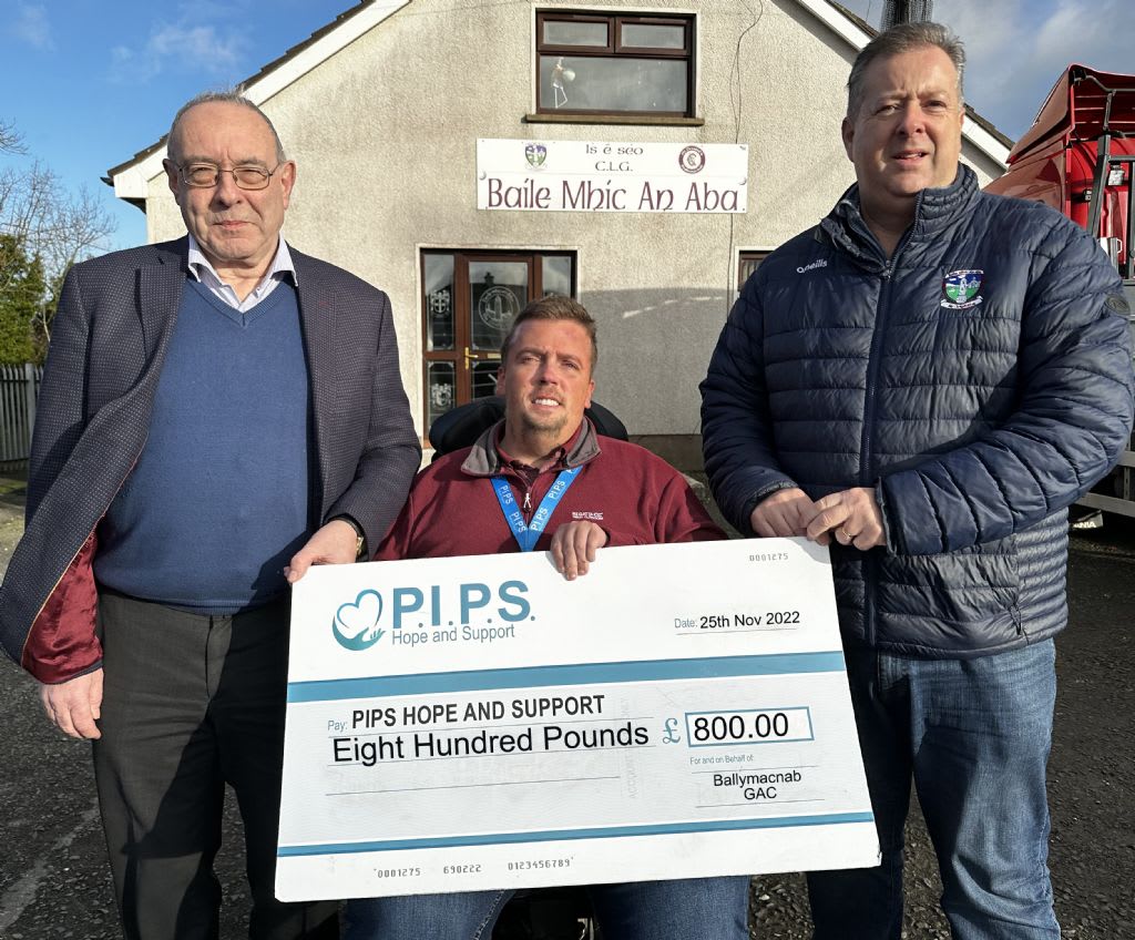 Ballymacnab GACs Darkness Into Light Donation