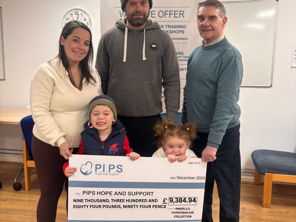 Farrell's Christmas Eve Collection Raises Over £9,000