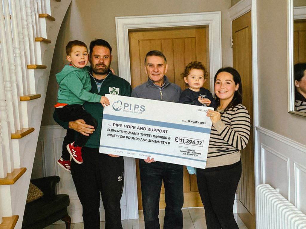 Farrell Family's Annual Camlough Christmas Eve Collection Raises an Incredible £11,396.17 for PIPS Hope and Support
