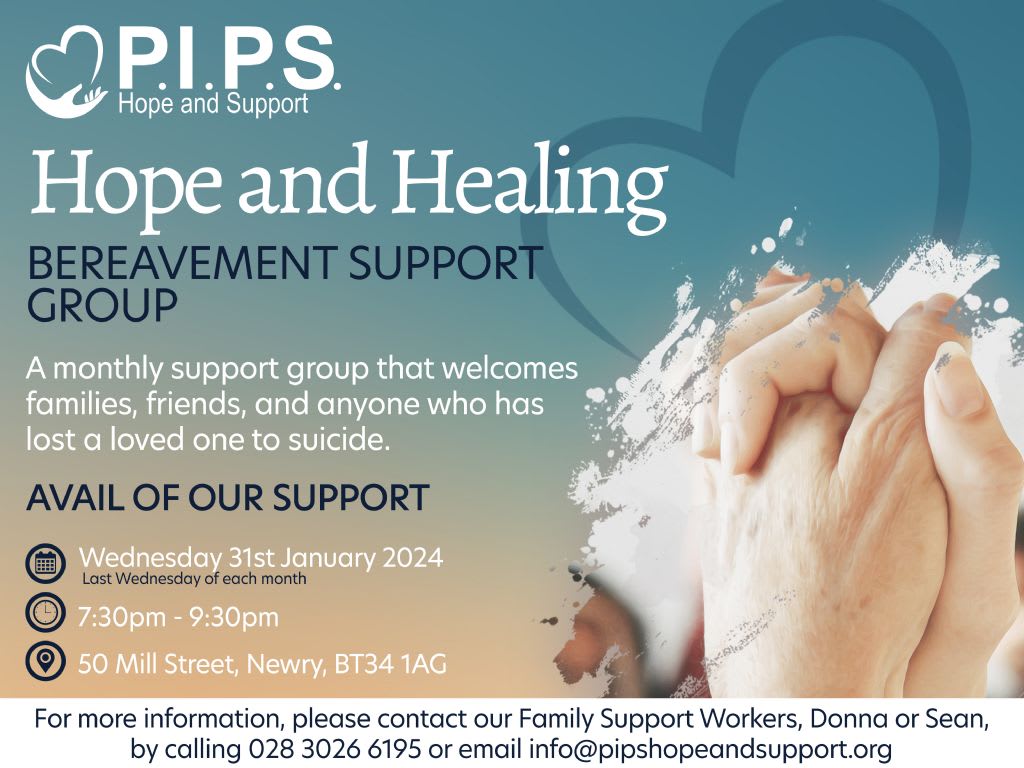 Monthly Bereavement Support Group - January 2024