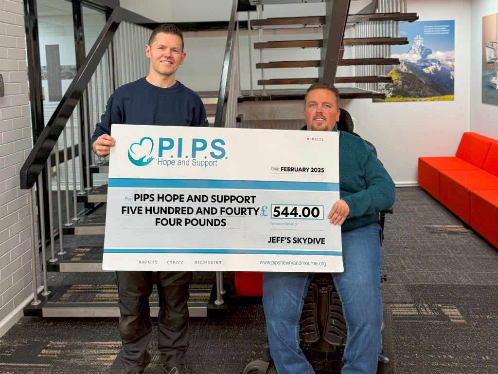 Jeff Doyle Takes the Leap for PIPS Hope and Support