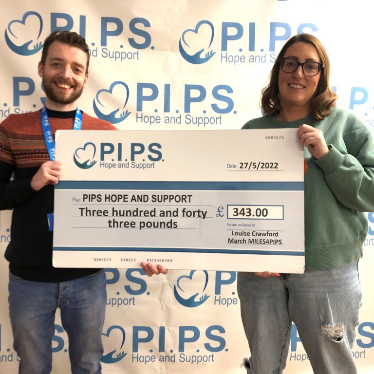 Louise's March MILES4PIPS