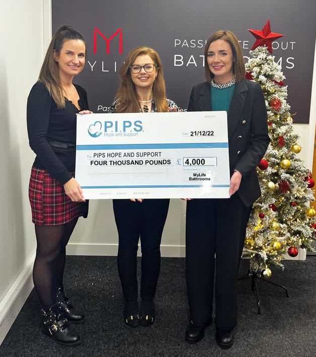 MyLife Bathrooms Raise £16,000 for Charity Partners