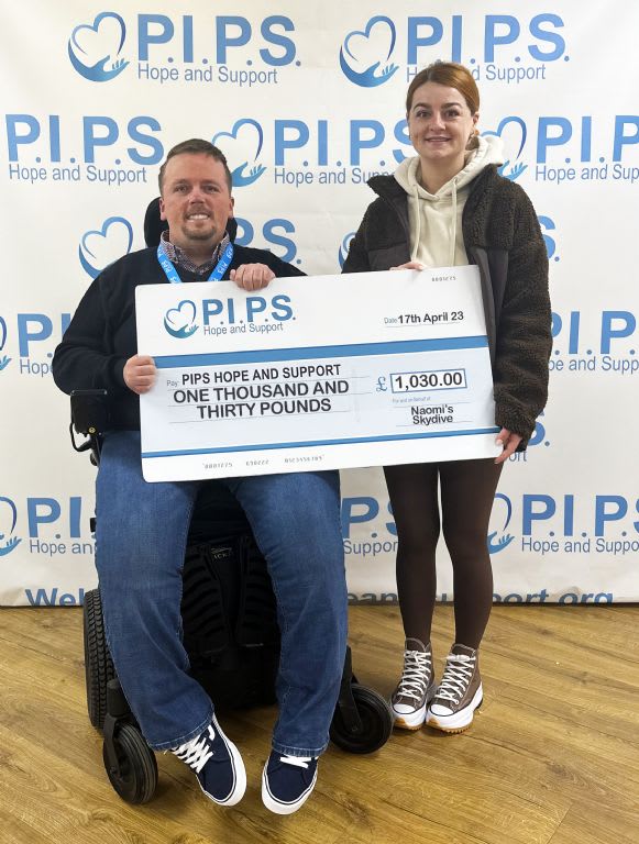 Naomi's Skydive For PIPS