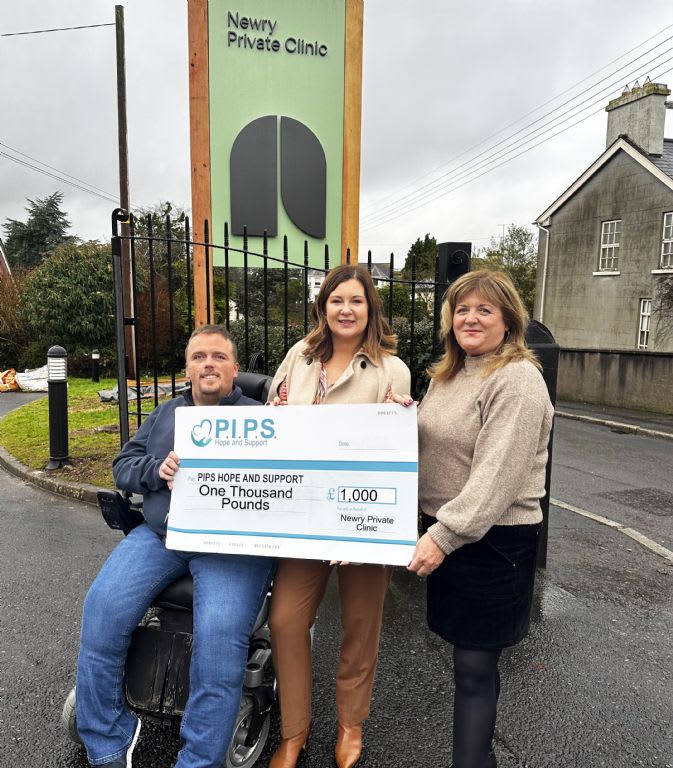 Newry Private Clinic's Donation in Memory of Daniel