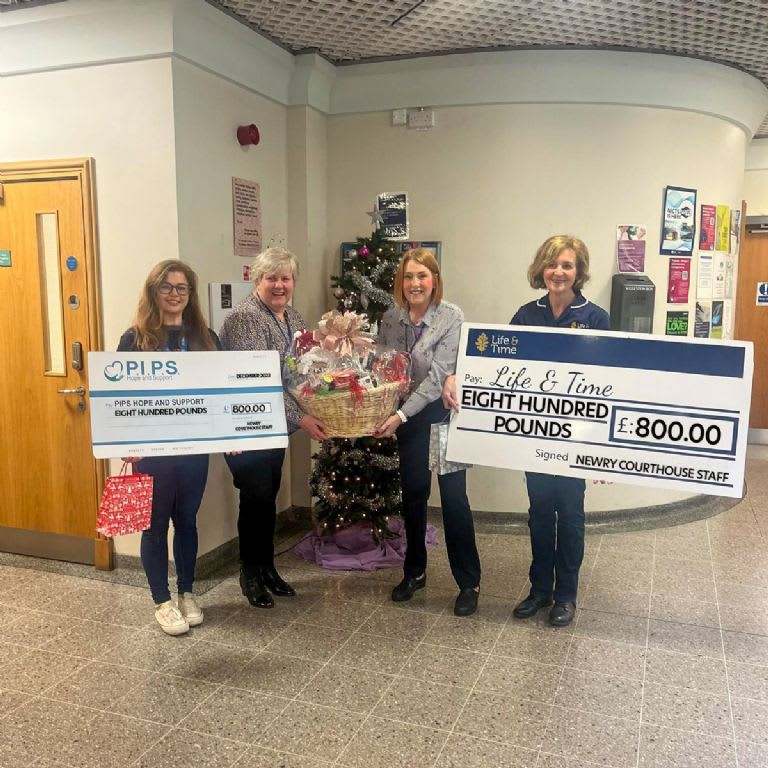 Raffle for PIPS Hope & Support and Life & Time