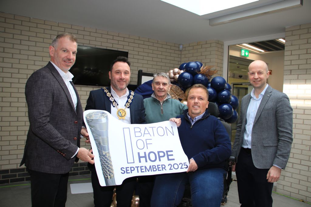 BATON OF HOPE SET TO BRING REMEMBRANCE AND RESILIENCE TO NEWRY AND BEYOND