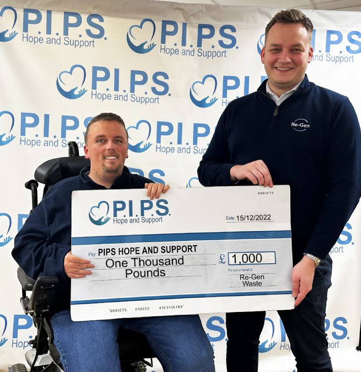 Re-Gen Waste's Christmas Donation