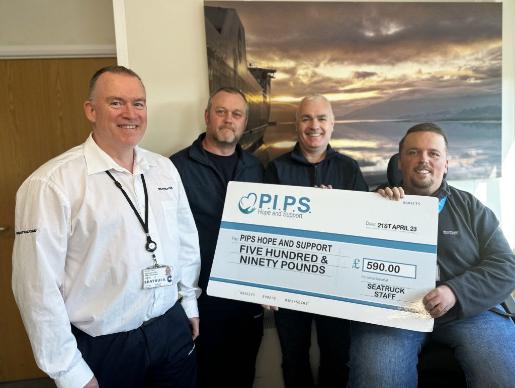 Seatruck Staff Fundraise for PIPS Hope and Support