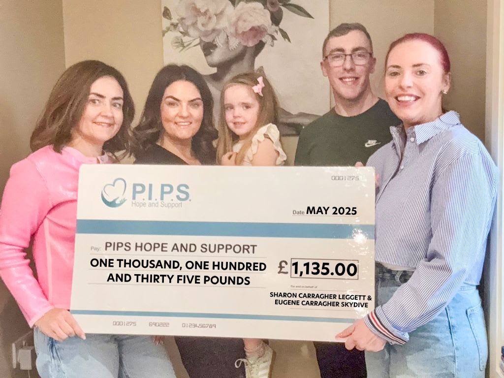 Skydiving for a Cause: Eugene and Sharon Carragher Raise £1,135 in Memory of Gavin