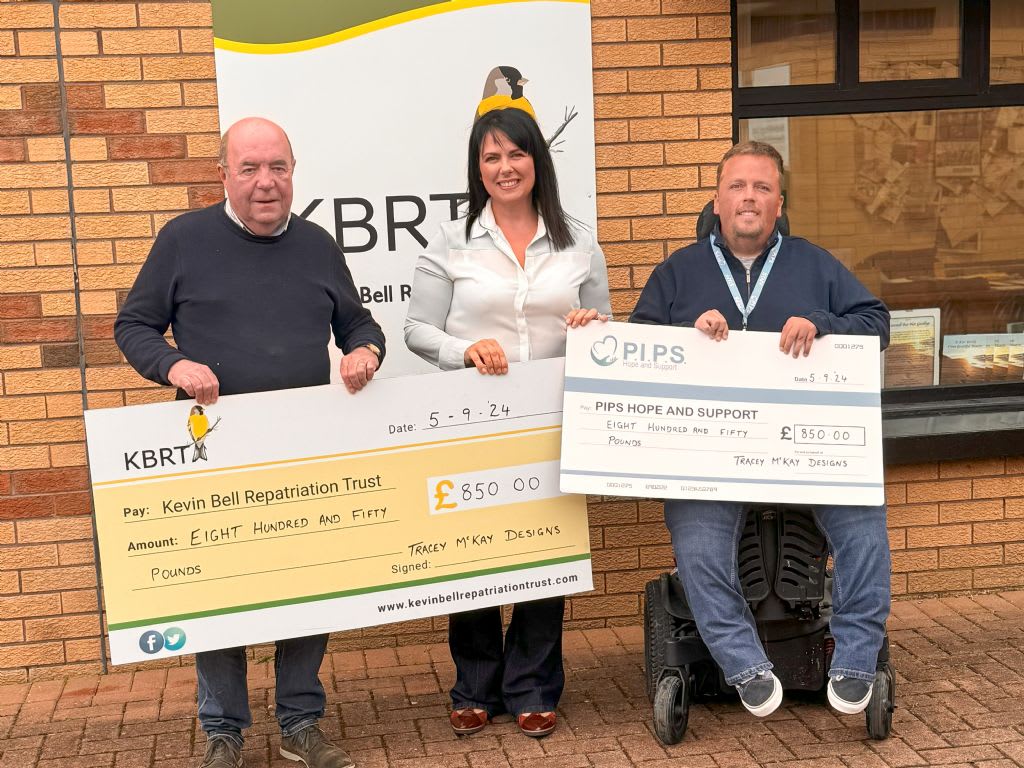 Tracey McKay Designs Raises £850 for PIPS Hope and Support and KBRT Through a Successful Barn Dance Event