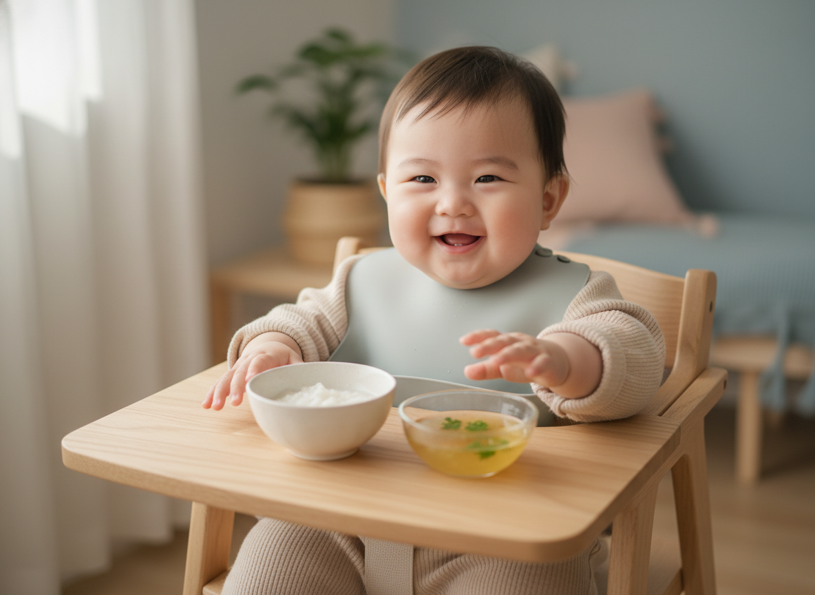 Gợi ý thực đơn ăn dặm 30 ngày với nước dashi và cháo rây: Bí kíp chuẩn Nhật cho bé 5-6 tháng