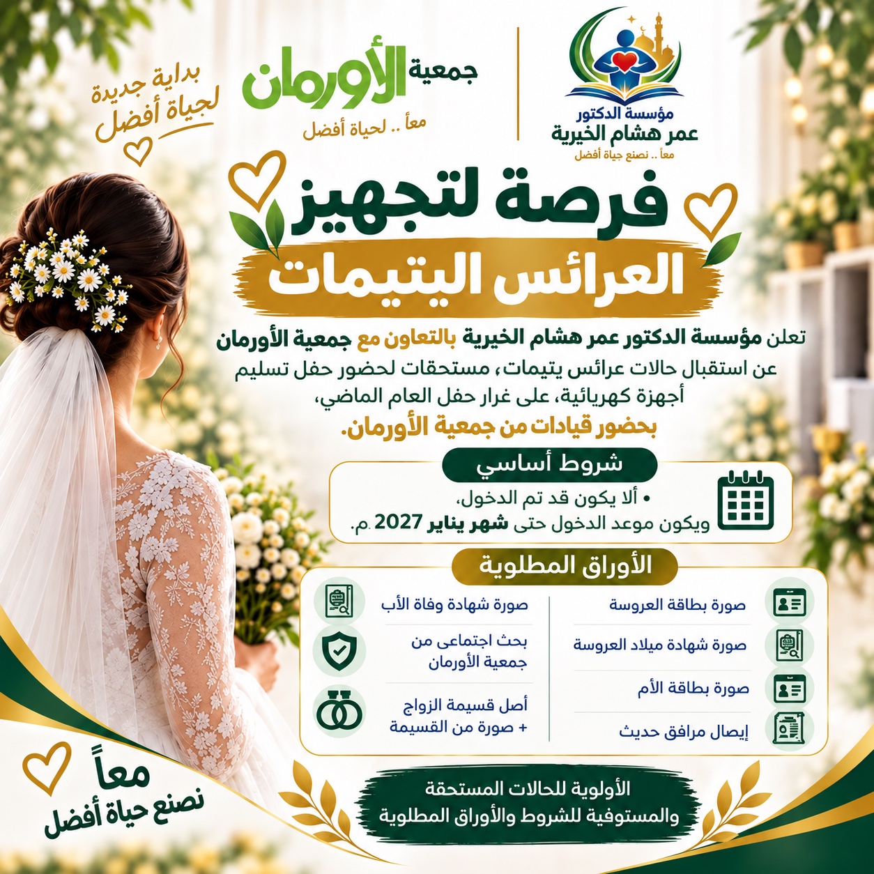 تجهيز العرائس الايتام