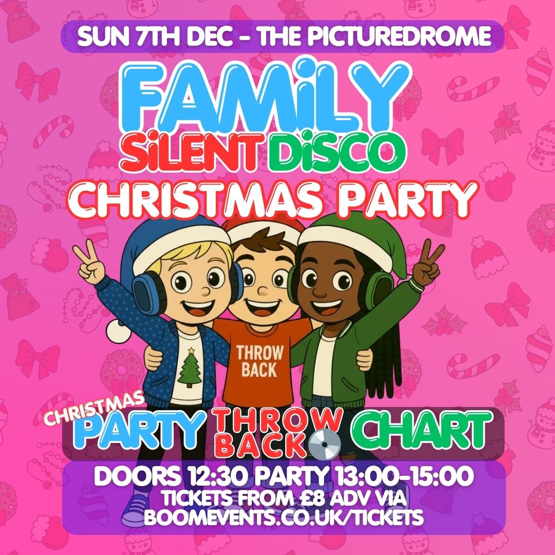 Christmas FAMILY SILENT DISCO Northampton poster
