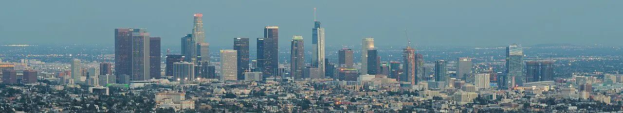 Skyline di Los Angeles visto dal Griffith Observatory
