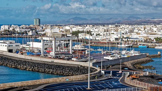 Costa vulcanica di Arrecife a Lanzarote