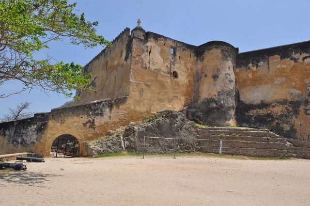 Bastioni e mura di Fort Jesus a Mombasa