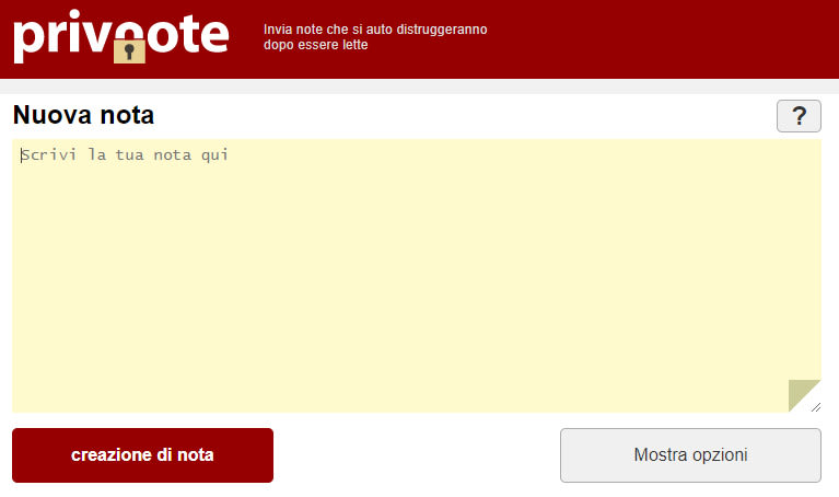 nota privata