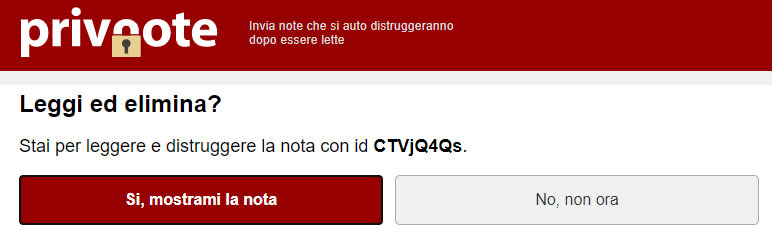 nota privata