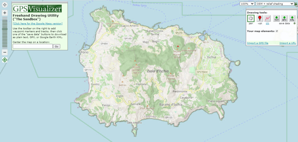 traccia gps