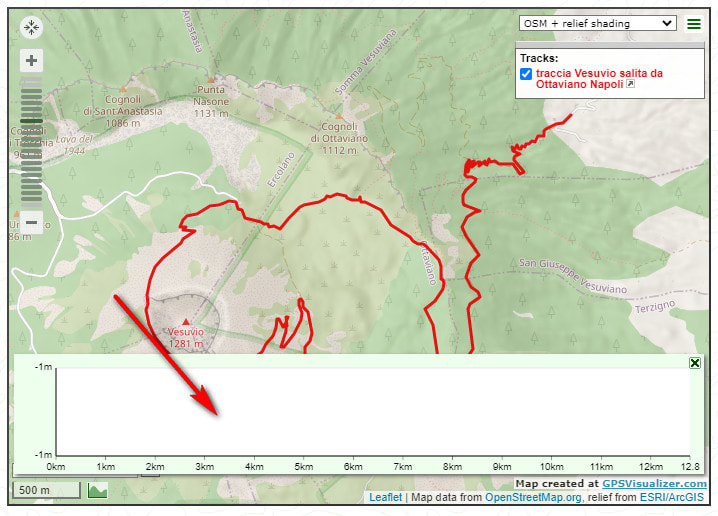 traccia gps