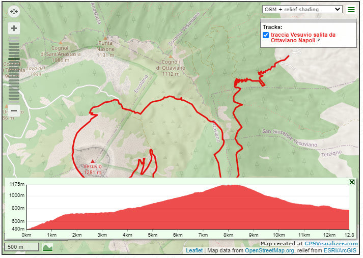 traccia gps