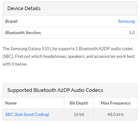 codec audio