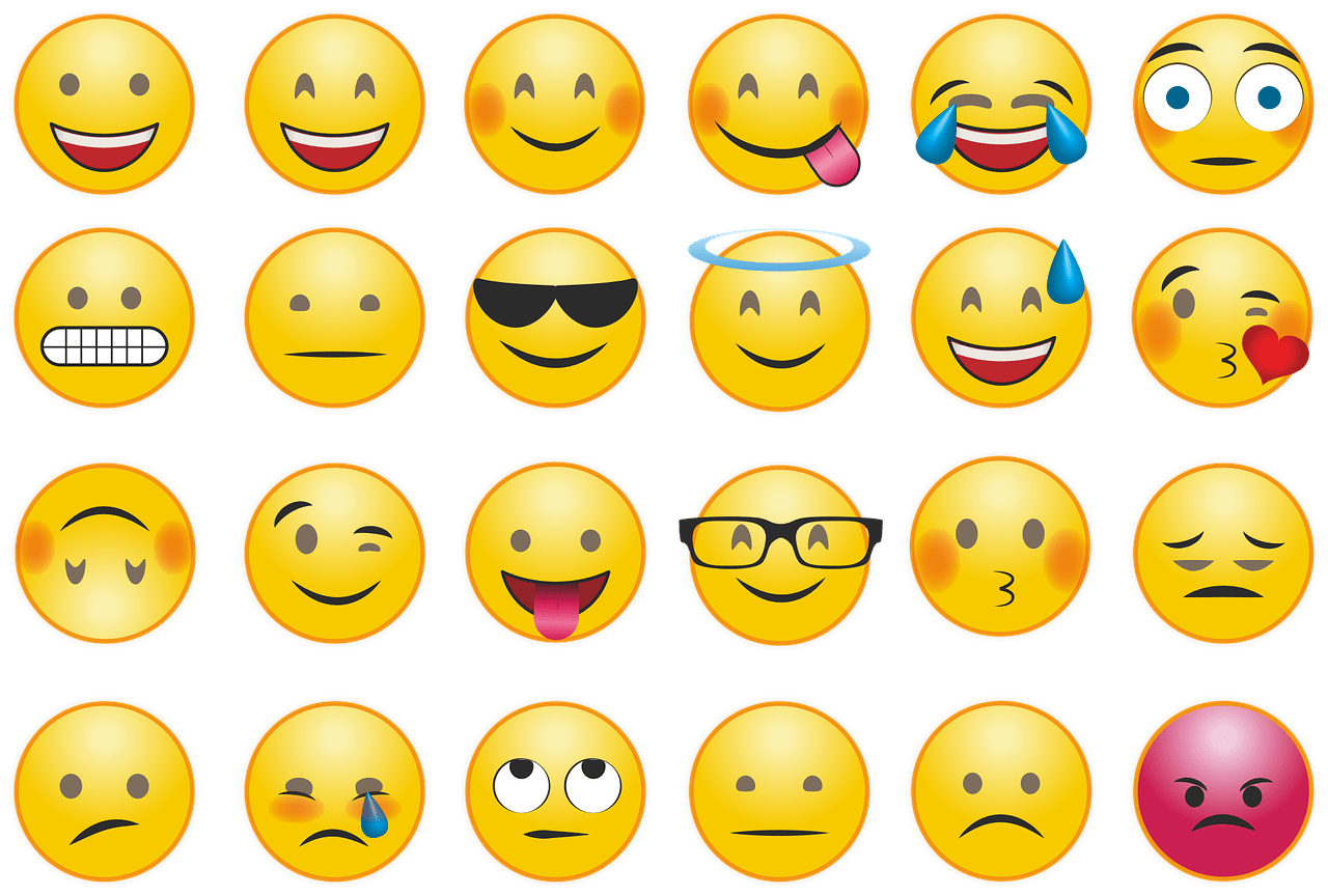 Un elenco di tutte le Emoji che utilizzate sui social