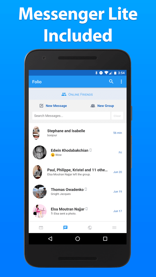 Messenger incluso