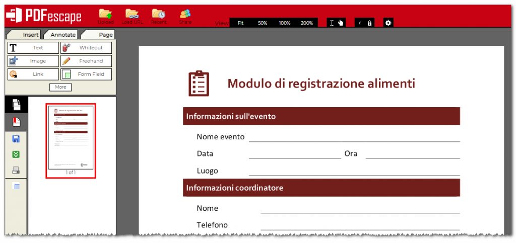 pdf editabile