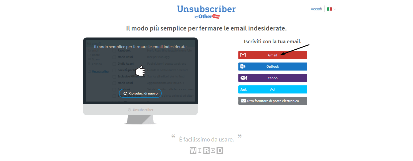 Eliminare spam