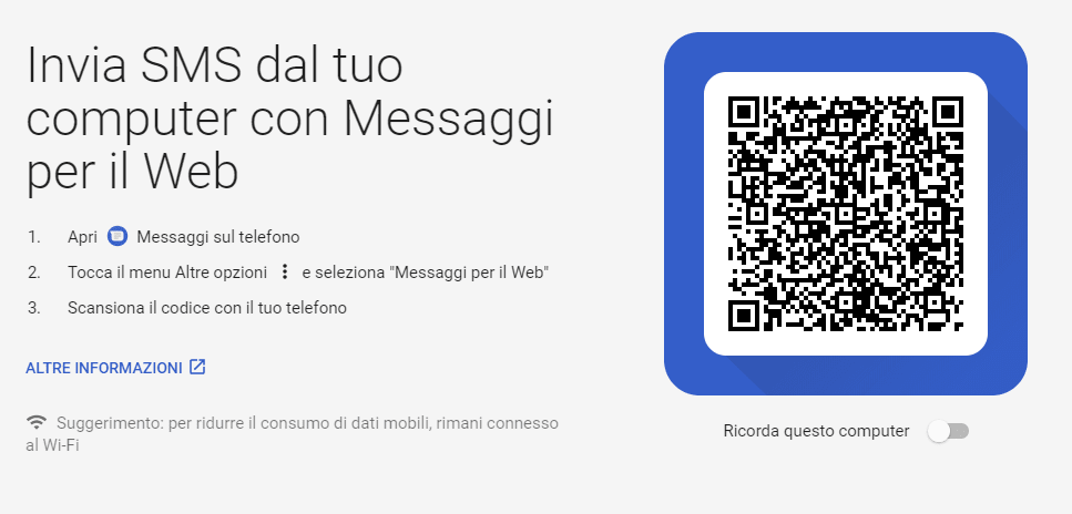 inviare SMS dal PC