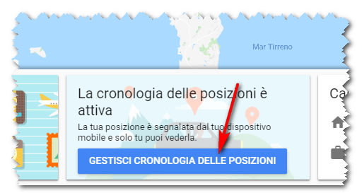Cronologia delle posizioni Google