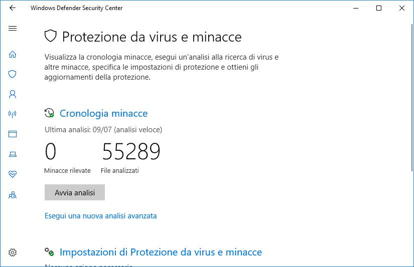 immagine scansione antivirus