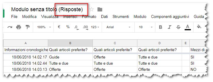 Modulo Google