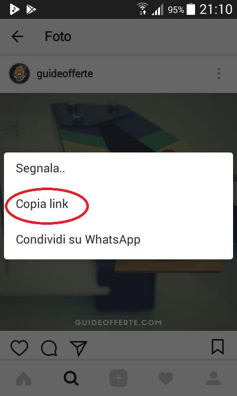 come scaricare foto da Instagram