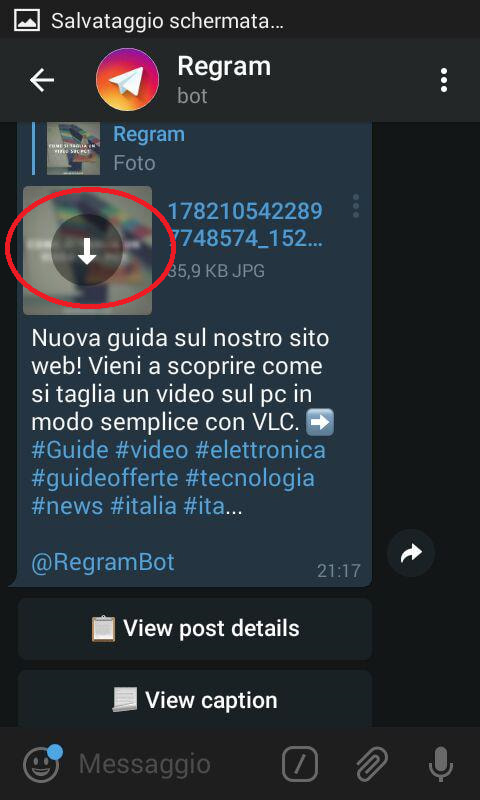 come scaricare foto da Instagram