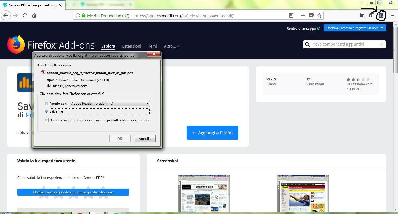 convertire pagine web in pdf