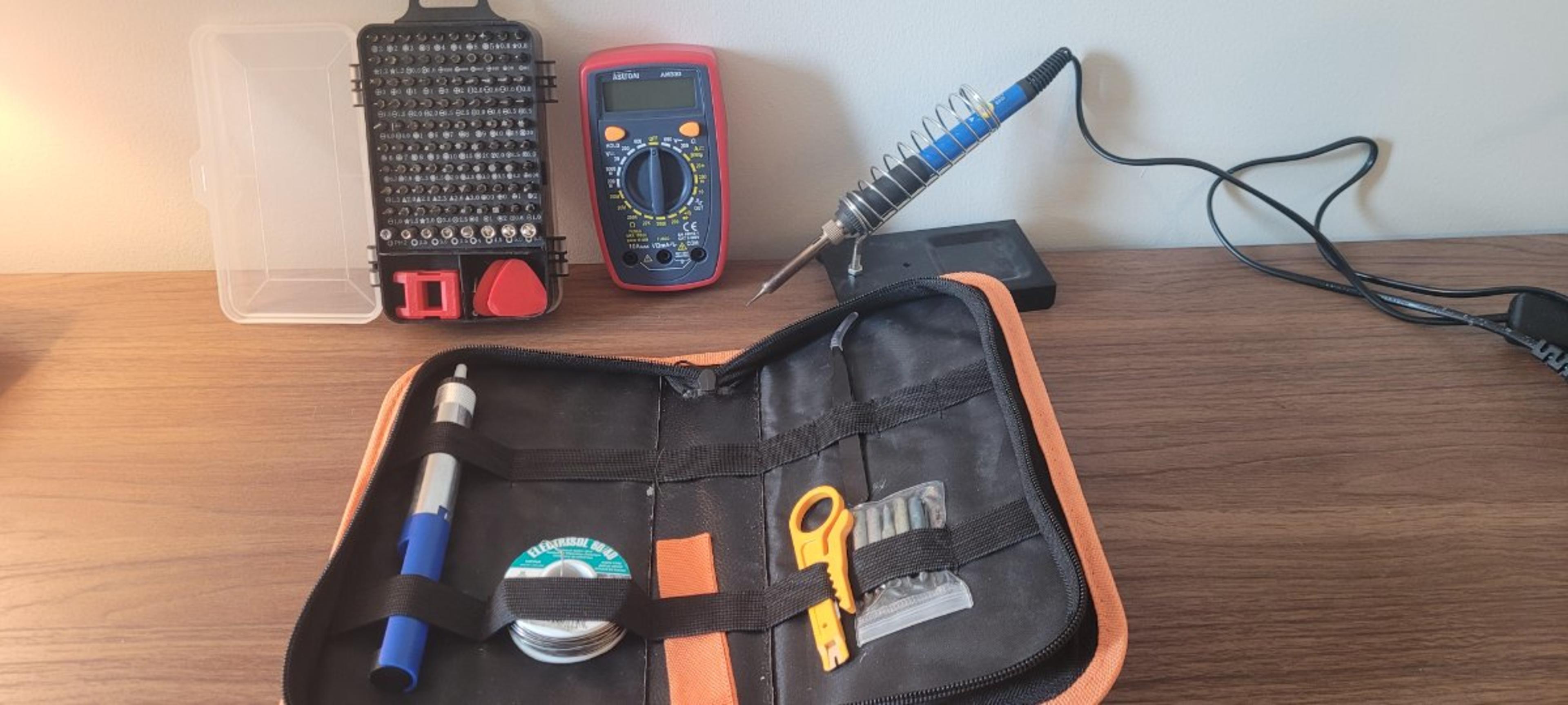 Electronics Repair Kit — Multimeter, Soldering Iron & Precision Screwdriver Set for rent — toolshare
