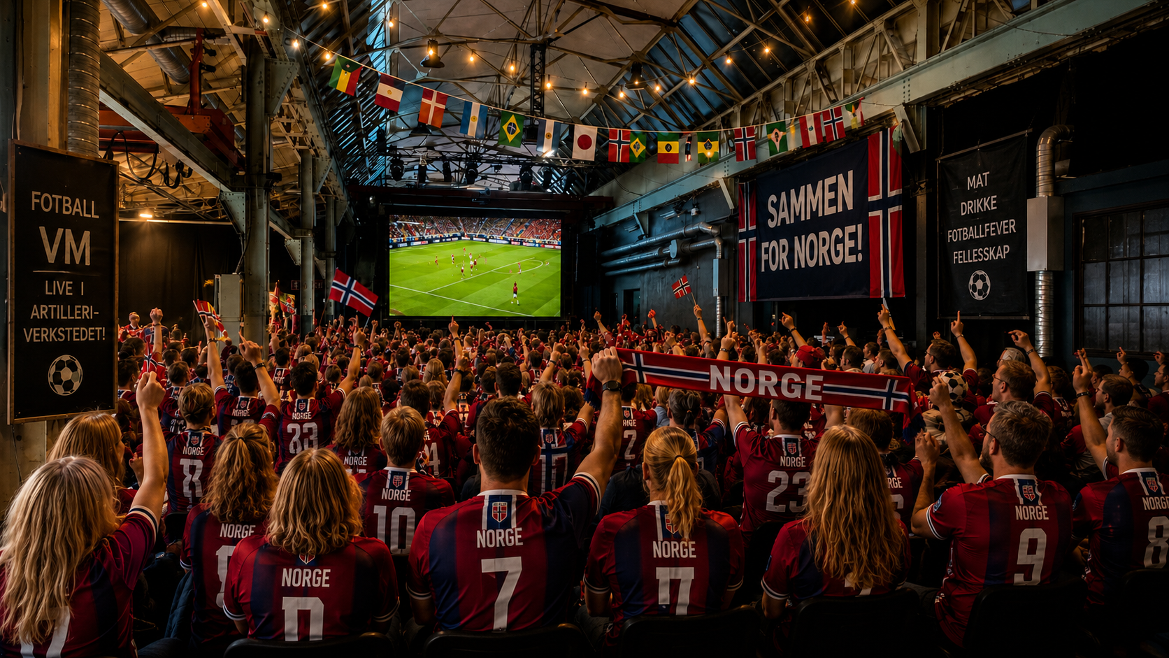 Fotball VM - Norge - England