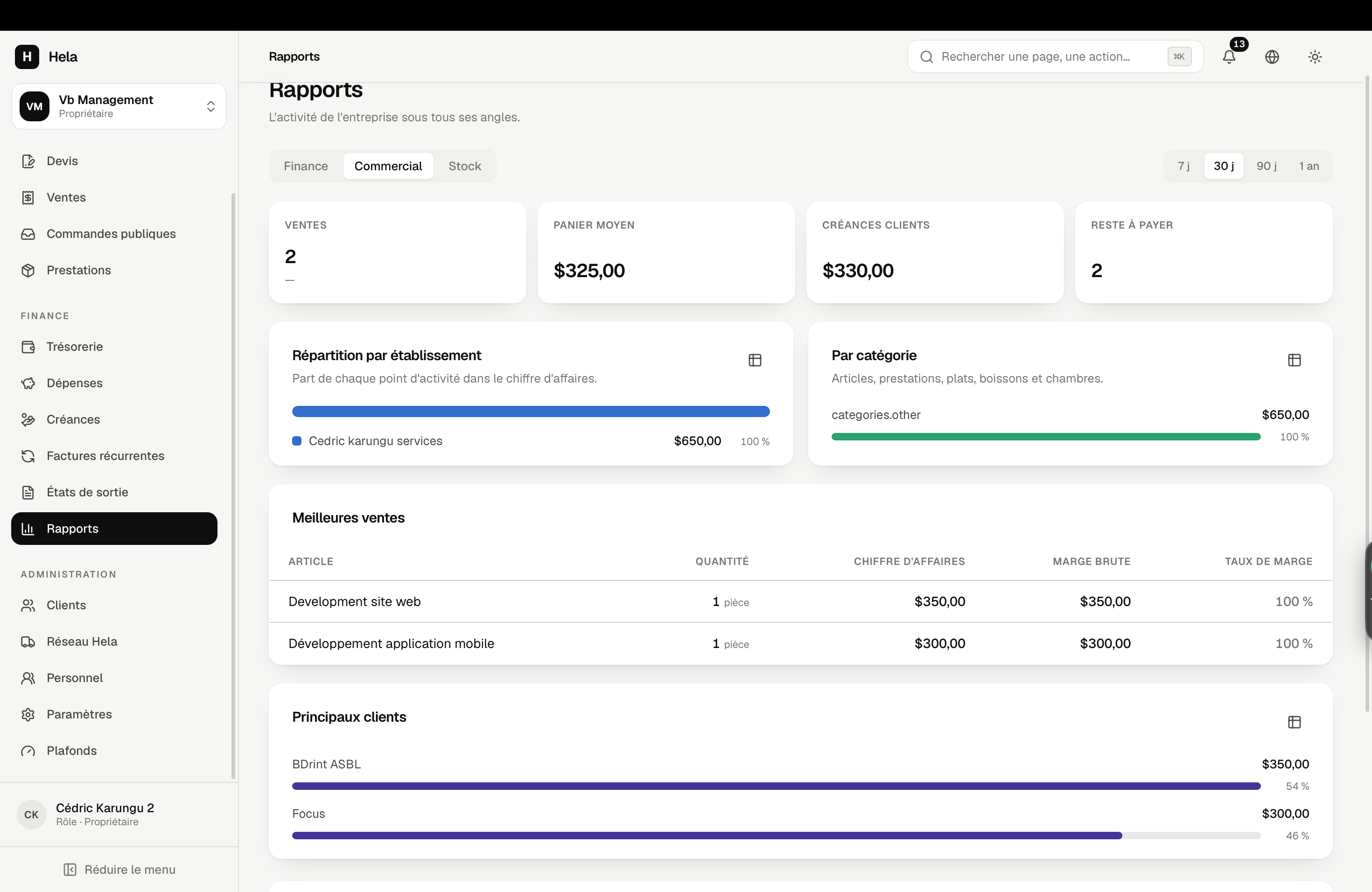 Hela - Control of your business, one company at a time. — 8